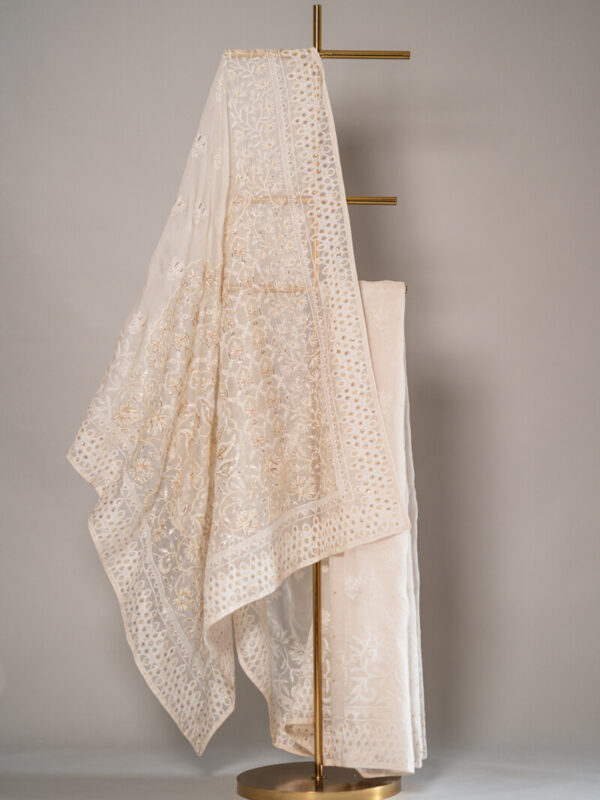 Zardozi Silk Organza Saree