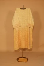 Yellow Kota Suit Set – 3 Pc Semi-Stitched with Elegant Embroidery - Image 5