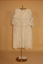 Patti Work Organza Suit Set – 3 Pc Semi-Stitched Elegant Ethnic Wear - Image 4