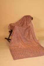 Silk Organza Saree with All Over Zardozi and Tapechi Embroidery