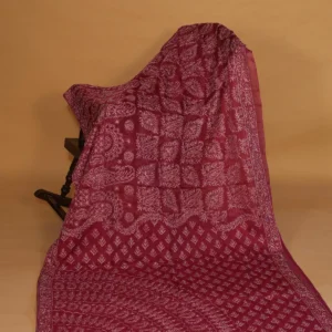 Purple Silk Organza Saree with Heavy Embroidery
