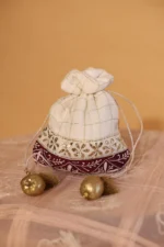 Embroidered Festive Potli Bag for Weddings