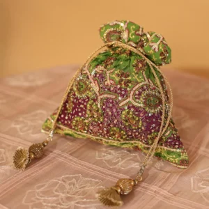 Mirror Work Handmade Potli Bag