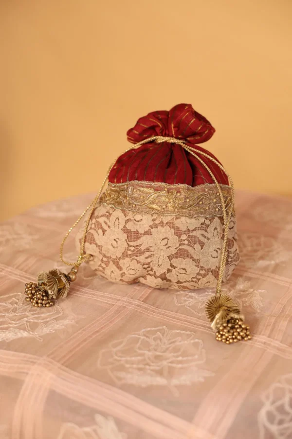 Beaded Festive Potli Bag for Ethnic Wear - Image 1