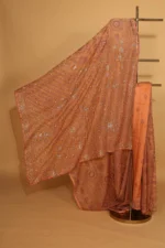 Silk Organza Saree with All Over Zardozi and Tapechi
