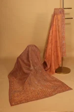 Silk Organza Saree with All Over Zardozi and Tapechi - Image 3