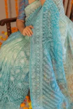 Alankrit Light Blue Shade Saree