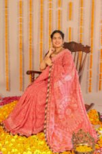Alankrit Pink Saree - Image 3
