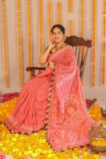 Alankrit Pink Saree - Image 4