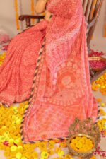 Alankrit Pink Saree - Image 5