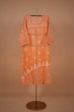 Orange Kota Ghaspatti Suit Set 4pcs - Image 6