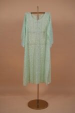 Green shaded Kota suit with Tapechi and Ghaspatti embroidery - Image 3