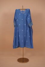 Dark blue suit set with ghaspatti embroidery - Image 5