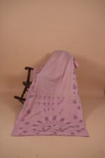 Rose pink kota saree with mix match color tapechi and bakhiya embroidery - Image 2