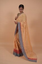 Multicolored Kota Saree with tapechi embroidery - Image 2