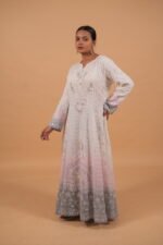 Kota multicolored Festive Anarkali with Tapechi & Zardozi