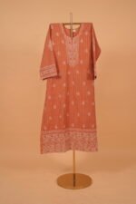 Brick Red Embroidered Salwar Set - Image 5