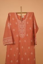 Brick Red Embroidered Salwar Set