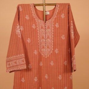 Brick Red Embroidered Salwar Set