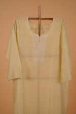 Lime green Salwar suit set with hand work - Image 5