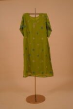 Green embroidered salwar suit set in georgette - Image 4