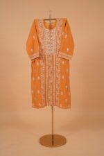 Orange embroidered suit set 4  pcs - Image 5