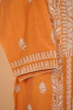 Orange embroidered suit set 4  pcs - Image 2