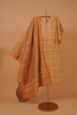 Mustard Yellow salwar suits et with hand embroidery 4 pcs - Image 3