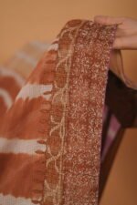 Multicolored chikankari embroidery Saree - Image 3