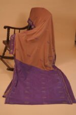 Alankrit Cotton saree with handmade embroidery attached blouse - Image 5