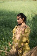 Mehndi Green Chikankari Suit Set with Beadwork - Image 3