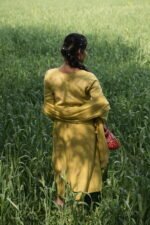 Mehndi Green Chikankari Suit Set with Beadwork - Image 4