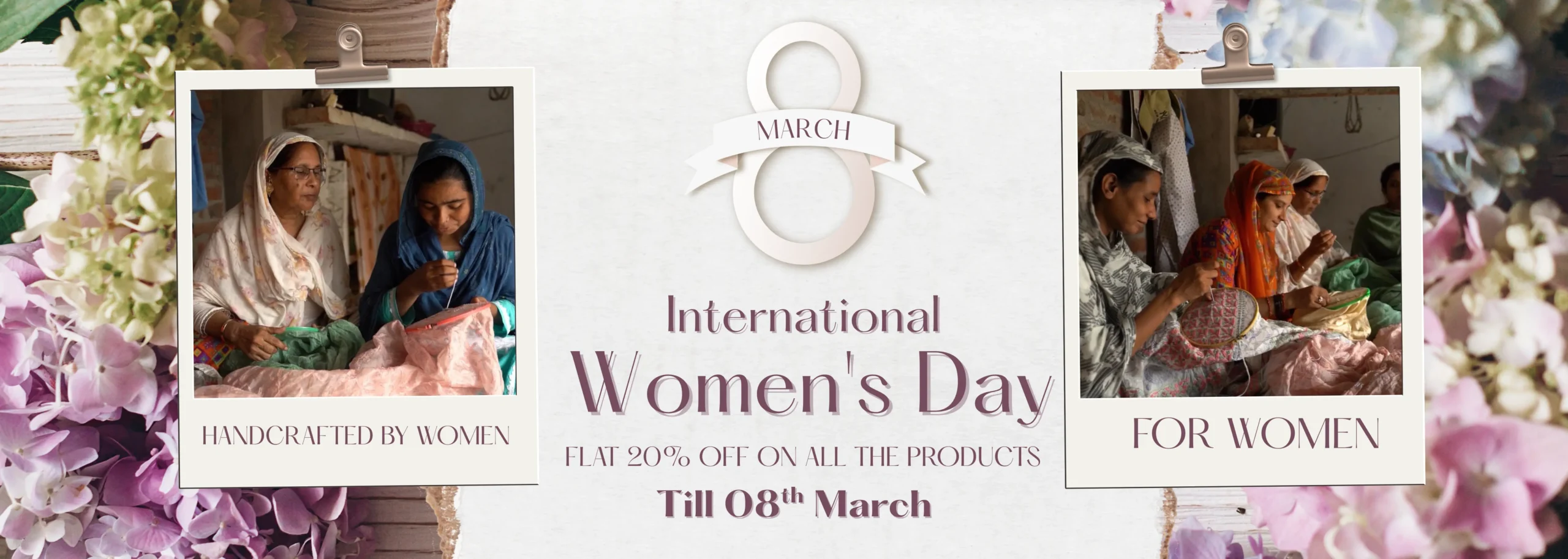 Women's day banner
