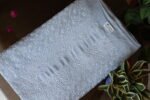 Grey Hand Embroidered Cotton Silk Unstiched Kurta for Men - Image 2