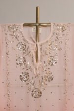 Romantic Pink Ombre Shaded Full Jal Kaftan - Image 2