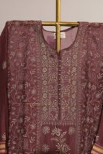 Dark Mendhi Green Pure Mul Cotton Semi-Stitched Suit with Maheshwari Jali Lace - Image 4