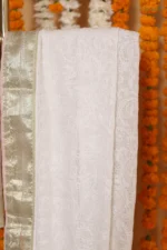 Pink Lotus Kota Tapechi Saree - Image 4