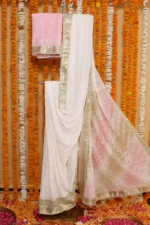Pink Lotus Kota Tapechi Saree