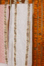 Ivory Banarasi Classic Kota Saree - Image 6