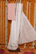 Ivory Banarasi Classic Kota Saree