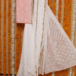 Ivory Banarasi Classic Kota Saree