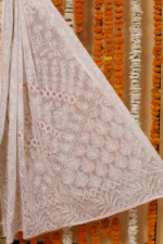 Ivory Banarasi Classic Kota Saree - Image 5