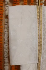 Noor Jaali Checked Organza Tapechi Saree - Image 8