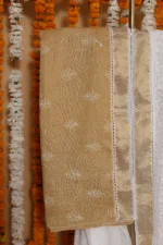 Ivory Jaali Grace Onam Kota Saree - Image 2