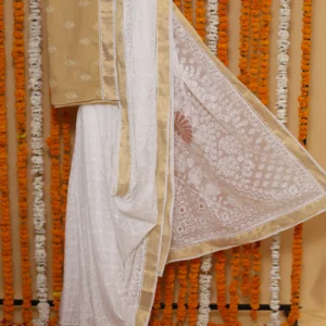 Ivory Jaali Grace Onam Kota Saree