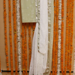 Emerald Harmony Onam kota Saree