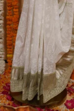 Emerald Harmony Onam kota Saree - Image 6