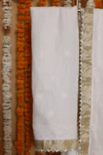 Ivory Heritage Onam Kota Tapechi Saree - Image 2