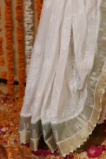Ivory Heritage Onam Kota Tapechi Saree - Image 4