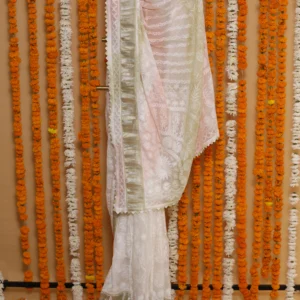 Rose Bloom Onam Kota Tapechi Saree